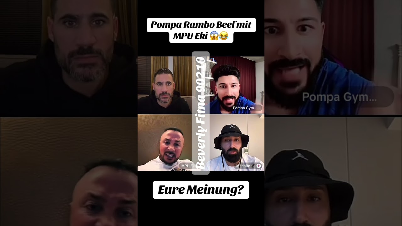 Pompa Rambo Beef mit MPU Eki 😱😂 Best Fitna Show #pomparambo #mpueki #viralvideo #trending