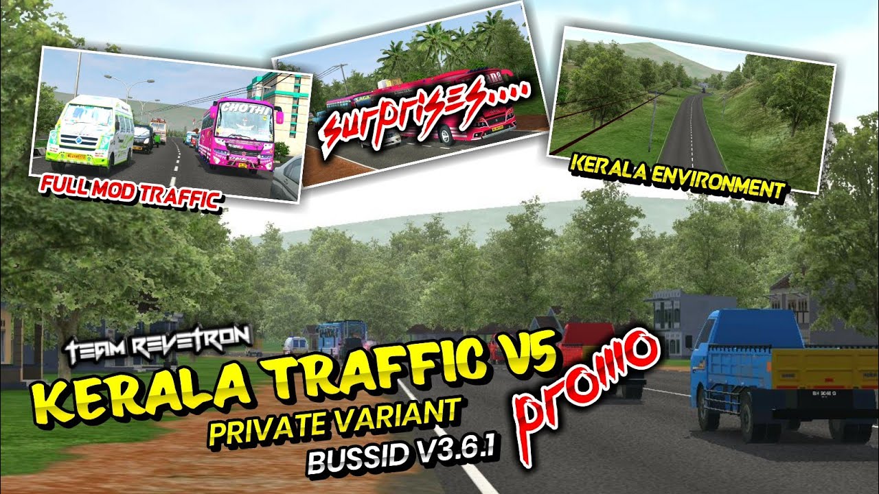 Kerala Traffic Mod V5 Private Variant Promo | Team Revetron | OBB Bussid V3.6.1 | Mod Traffic |