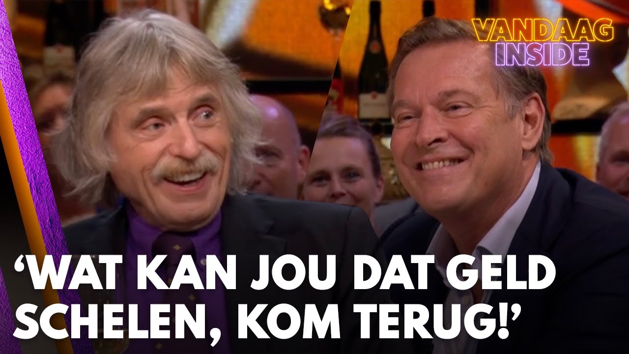 Johan Derksen tegen Albert Verlinde: 'Wat kan jou dat geld schelen, kom terug!' | VANDAAG INSIDE