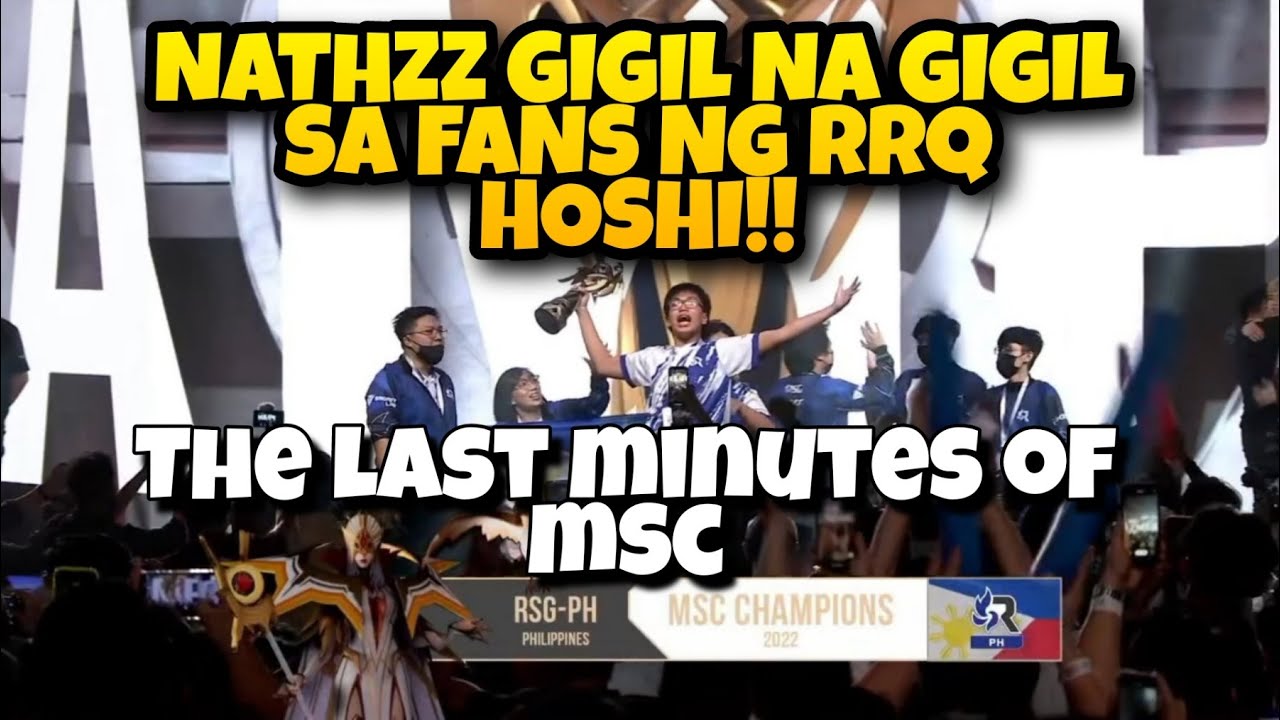 MSC GRAND FINALS WINNING MOMENTS! RSG PH GIGIL NA GILIL SA RRQ HOSHI FANS 😂
