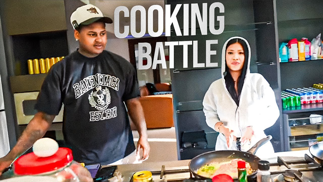 Steak Cook-Off Derek King vs His GF… LOSER Was HEATED 😭 **FULL VLOG**