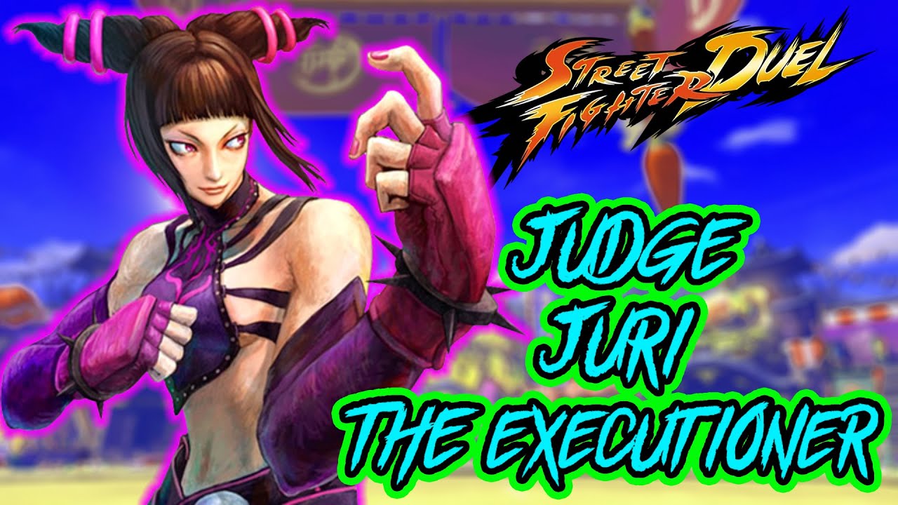 JURI IS ONE HELL OF A GLASS CANNON She is great but will Die a lot Street Fighter Duel