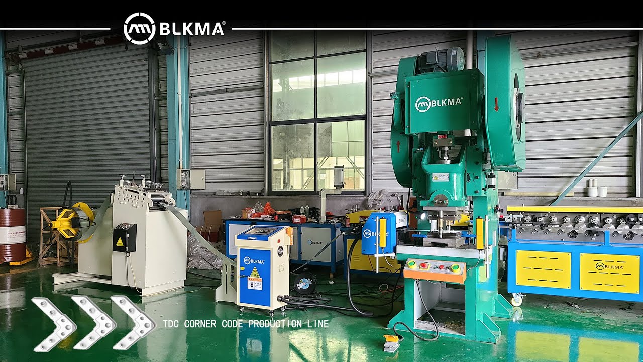 BLKMA Duct TDC Corner code production line / CNC Automatic TDC corner punching line / TDC corner