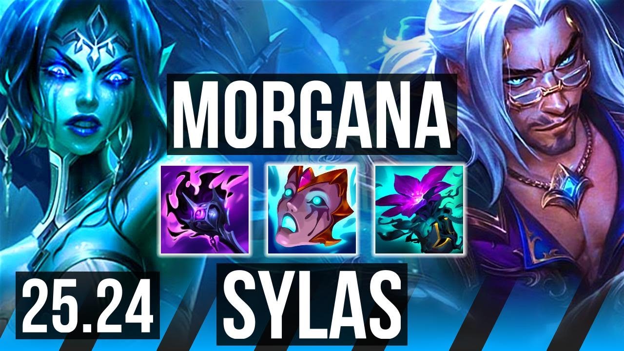 MORGANA vs SYLAS (MID) | 40K damage, Summon Aery | NA Master | 25.24