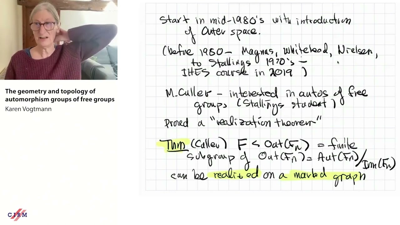 Karen Vogtmann: The geometry and topology of automorphism groups of free groups