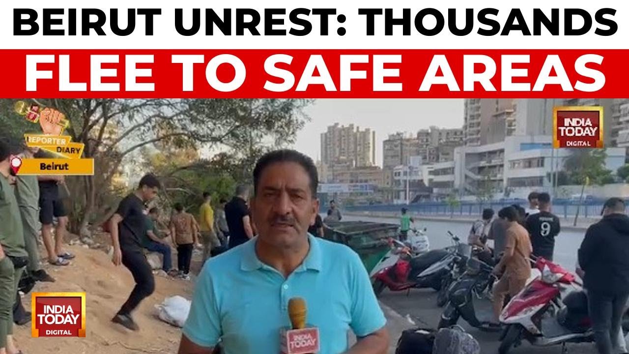 Israel Vs Hezbollah: Thousands Seek Refuge Amid Beirut Unrest | India Today