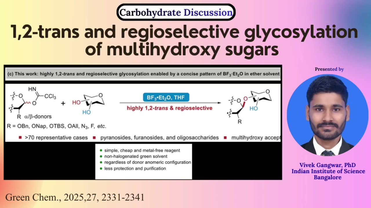 1,2-trans and regioselective glycosylation of multihydroxy sugars