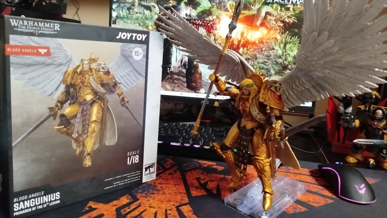 Примарх Сангвиний. Обзор фигурки от JoyToy. Blood Angels Sanguinius Primarch of the IXth Legion