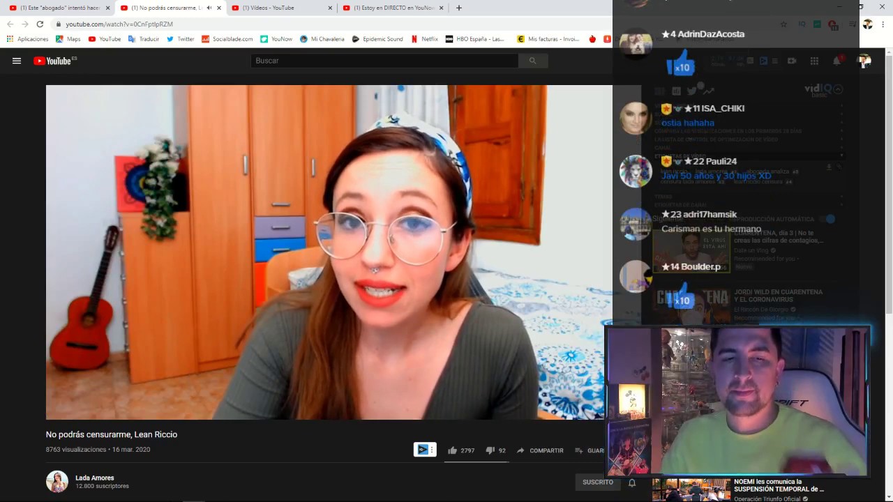 Lada Amores responde a Lean Riccio