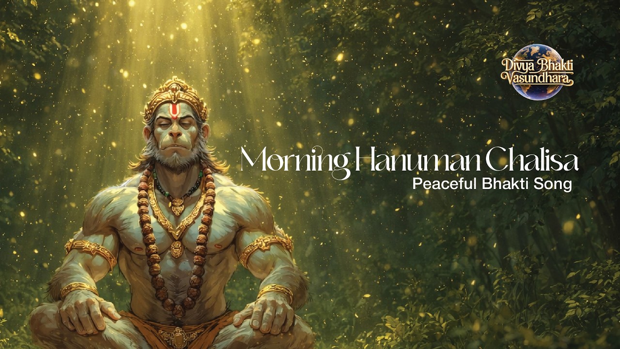 Morning Hanuman Chalisa | Peaceful Bhakti Song | सुबह का हनुमान चालीसाHanuman chalisa