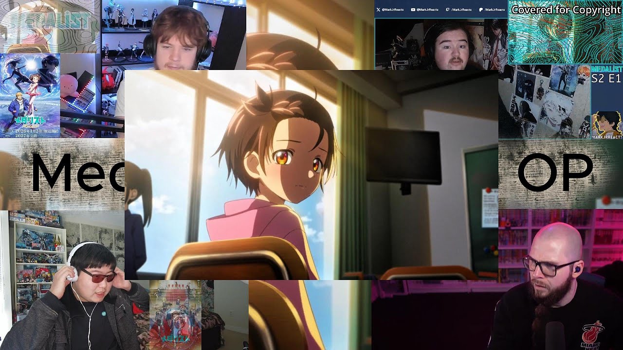 😭 Medalist Season 2 Opening “Cold Night” by HANA HIT HARD | Reaction Mashup