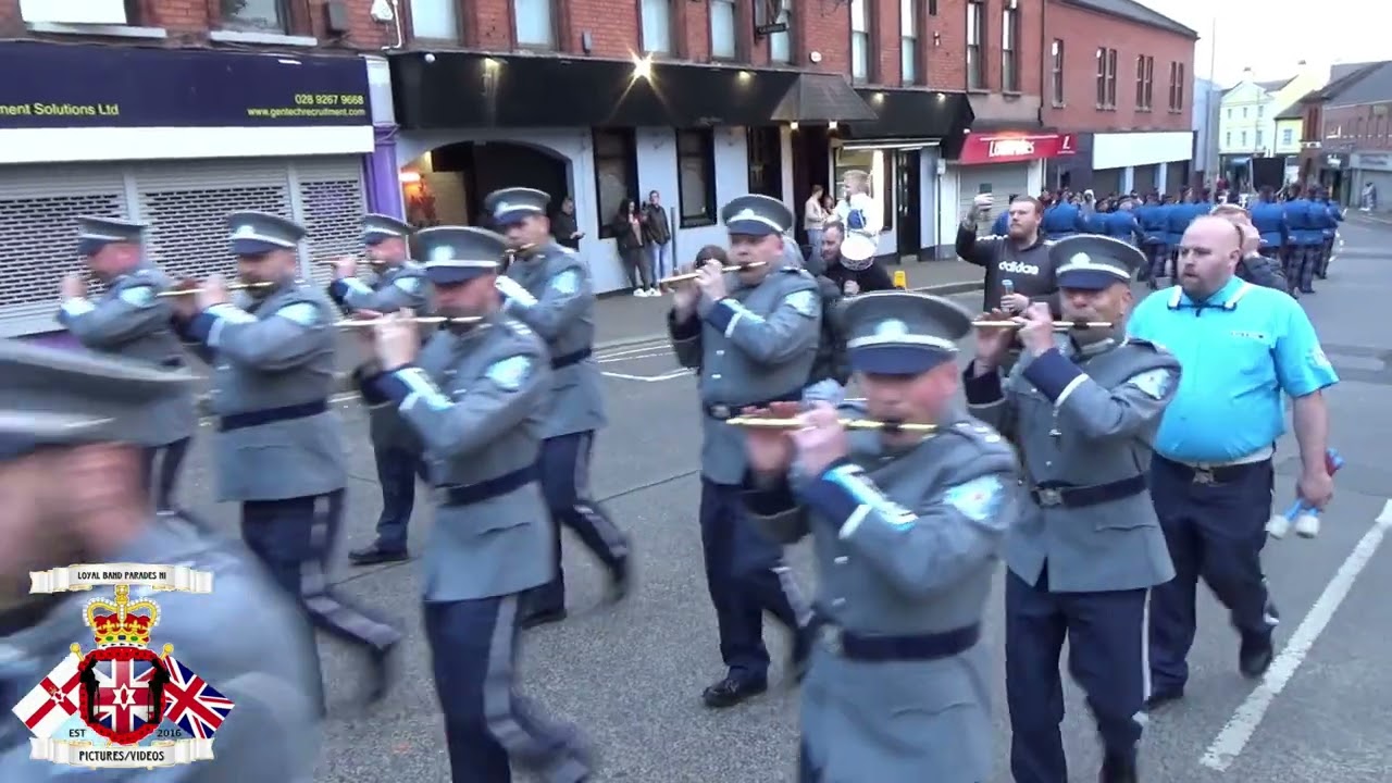 Rathcoole Protestant Boys FB (3) @ Lambeg Orange & Blue FB Parade 2024
