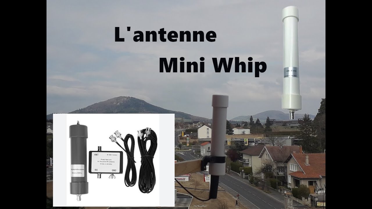 L'antenne Mini Whip discrète mais performante pour l'écoute des ondes courte avec une  TSF