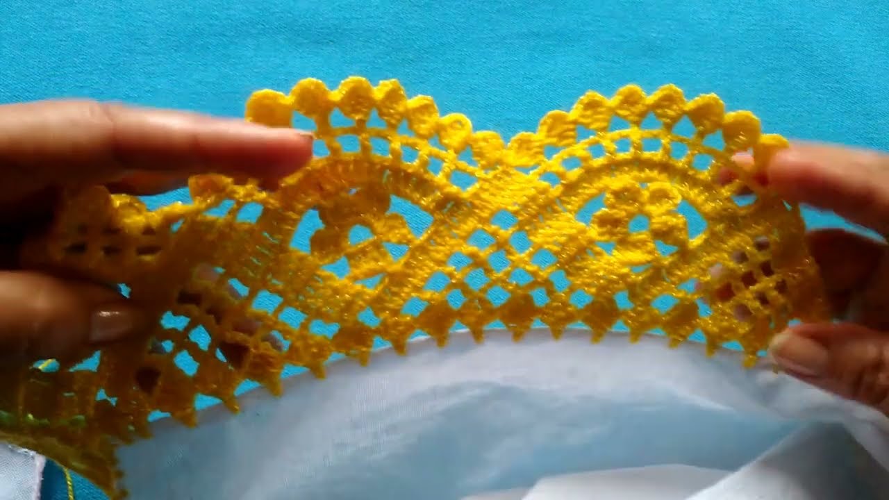 orilla num 860, para servilletas grandes o manteles.#parati #hechoamano #crochet #tutorial #arte