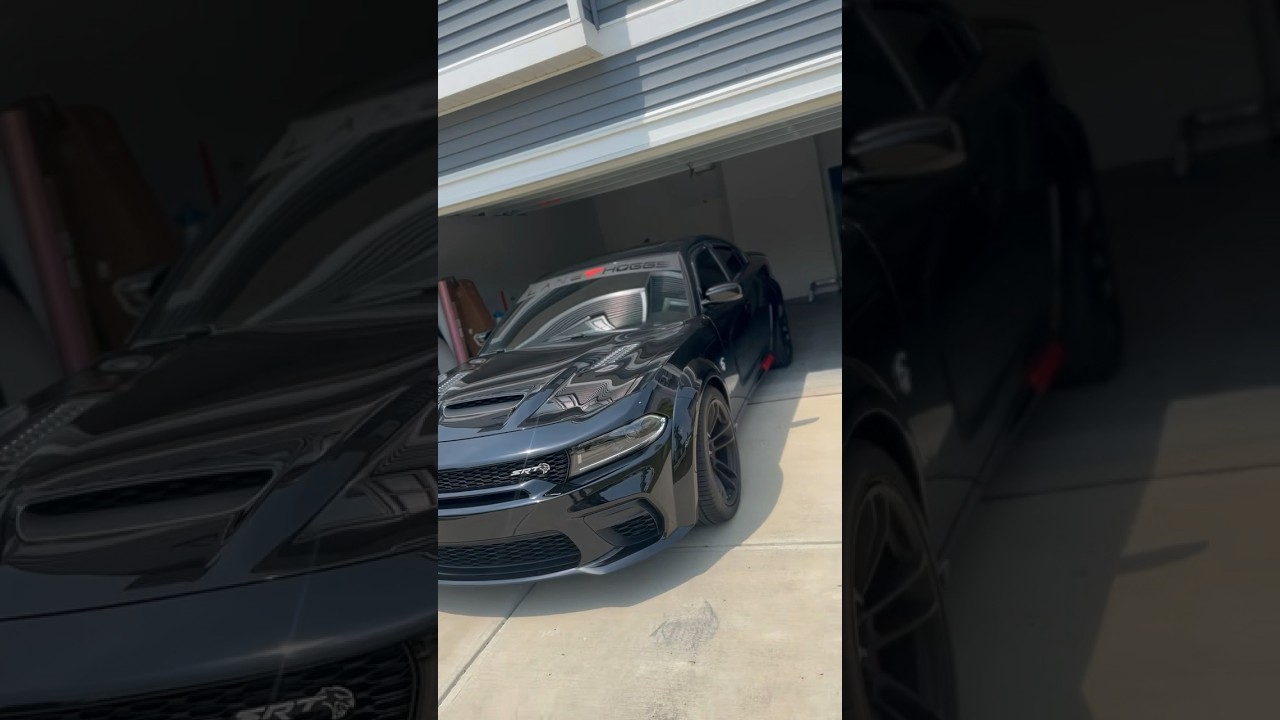 Hellcat Charger with BLACKED OUT 5% tint… 