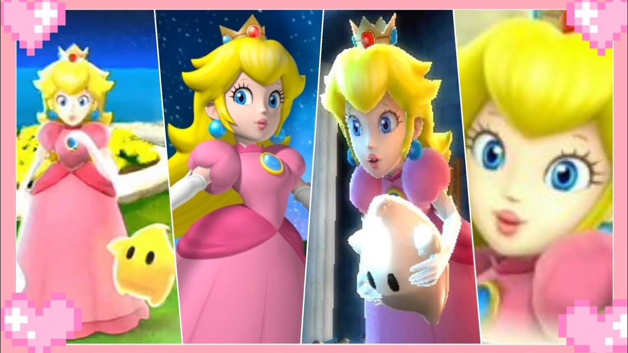 🌟 Super Mario Galaxy- (all Princess Peach scenes) 💗