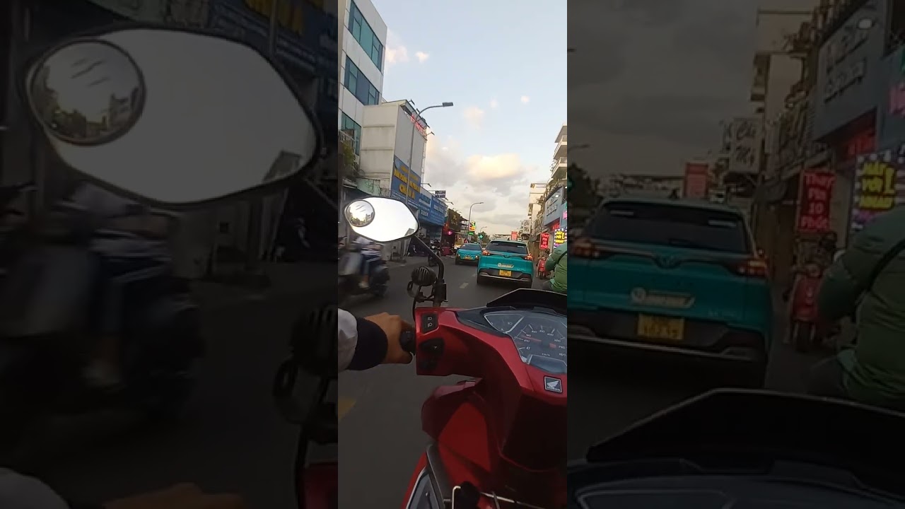 ✅️ Đường phố Sài Gòn chiều tối muộn