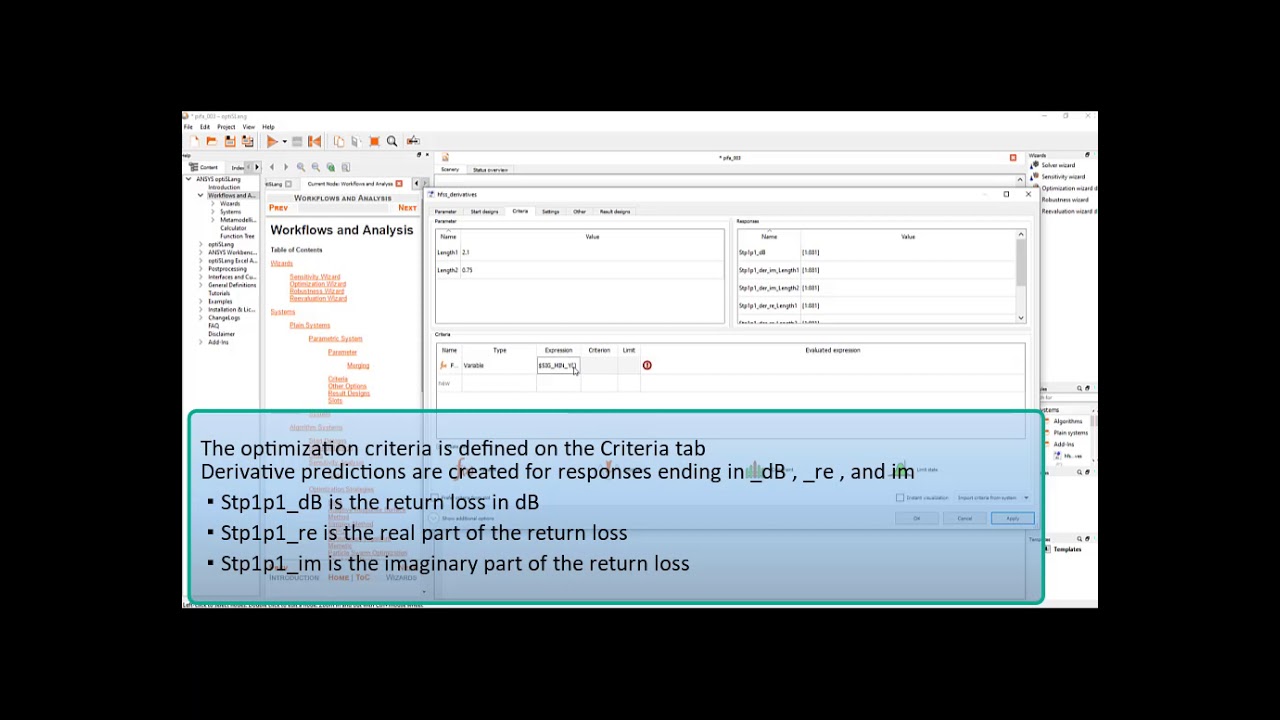 PIFA Optimization overview with HFSS and optiSLang