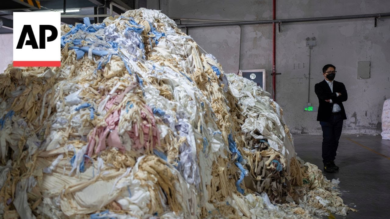 Textile waste piles up in China as fast fashion reigns and recycling takes a back seat