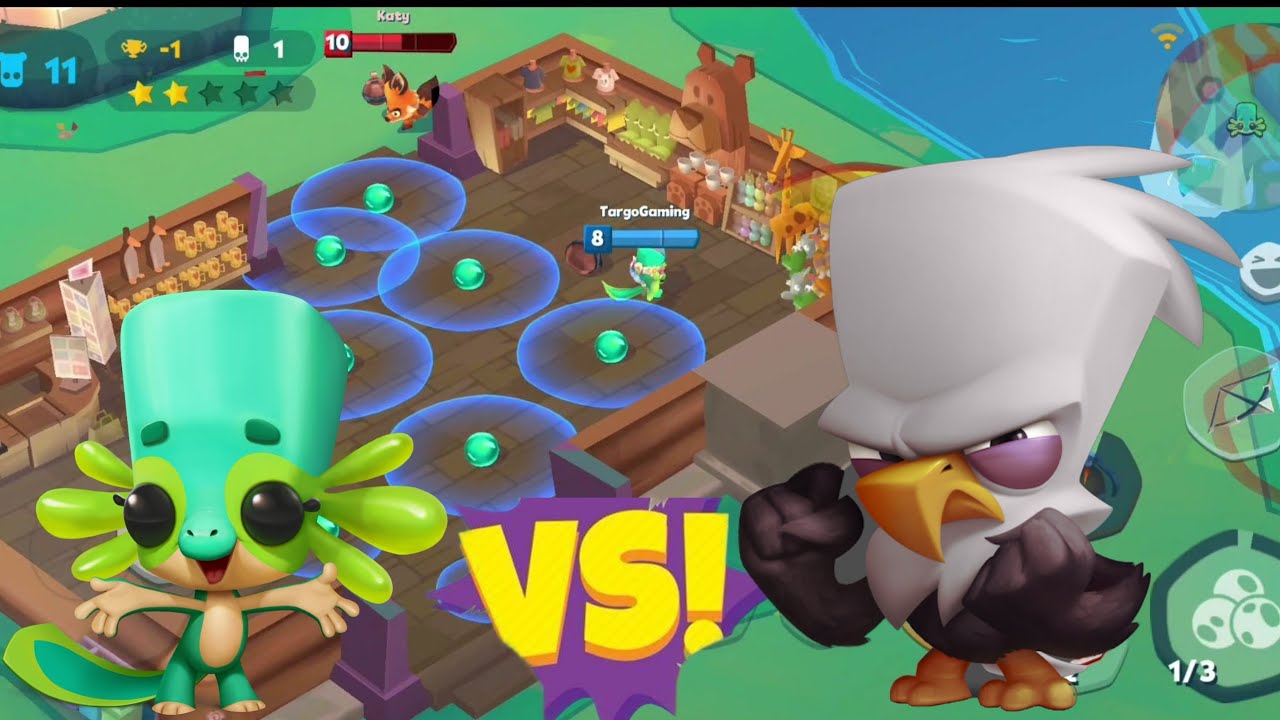 🦎🦎Lizzy vs Steve🦅🦅 - Zooba