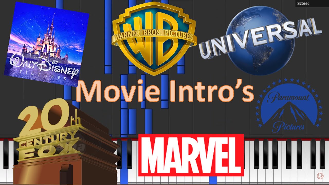 Movie Intro's - Piano Tutorial 🎹 (Universal - 20th Century Fox - Disney - Marvel - Dreamworks)