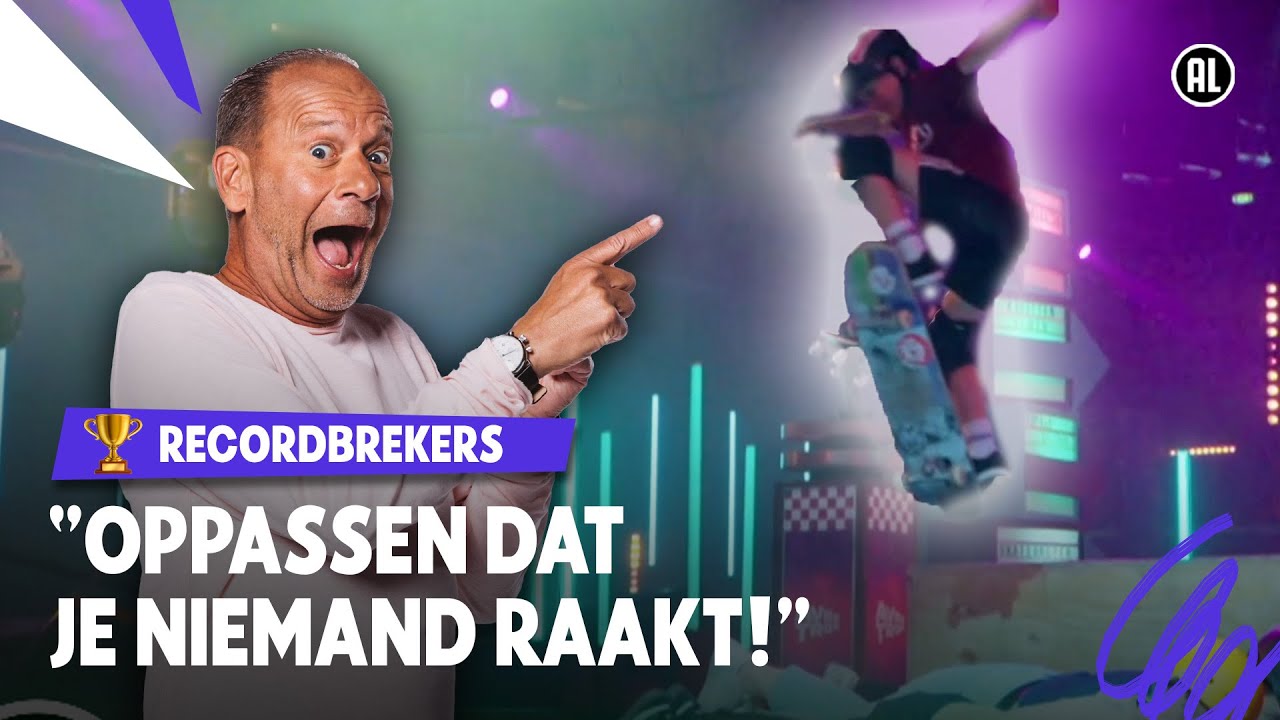 VLIEGEN OP EEN SKATEBOARD OVER JE FAMILIE!🛹 | Zapp Recordbrekers| #7 | NPO Zapp