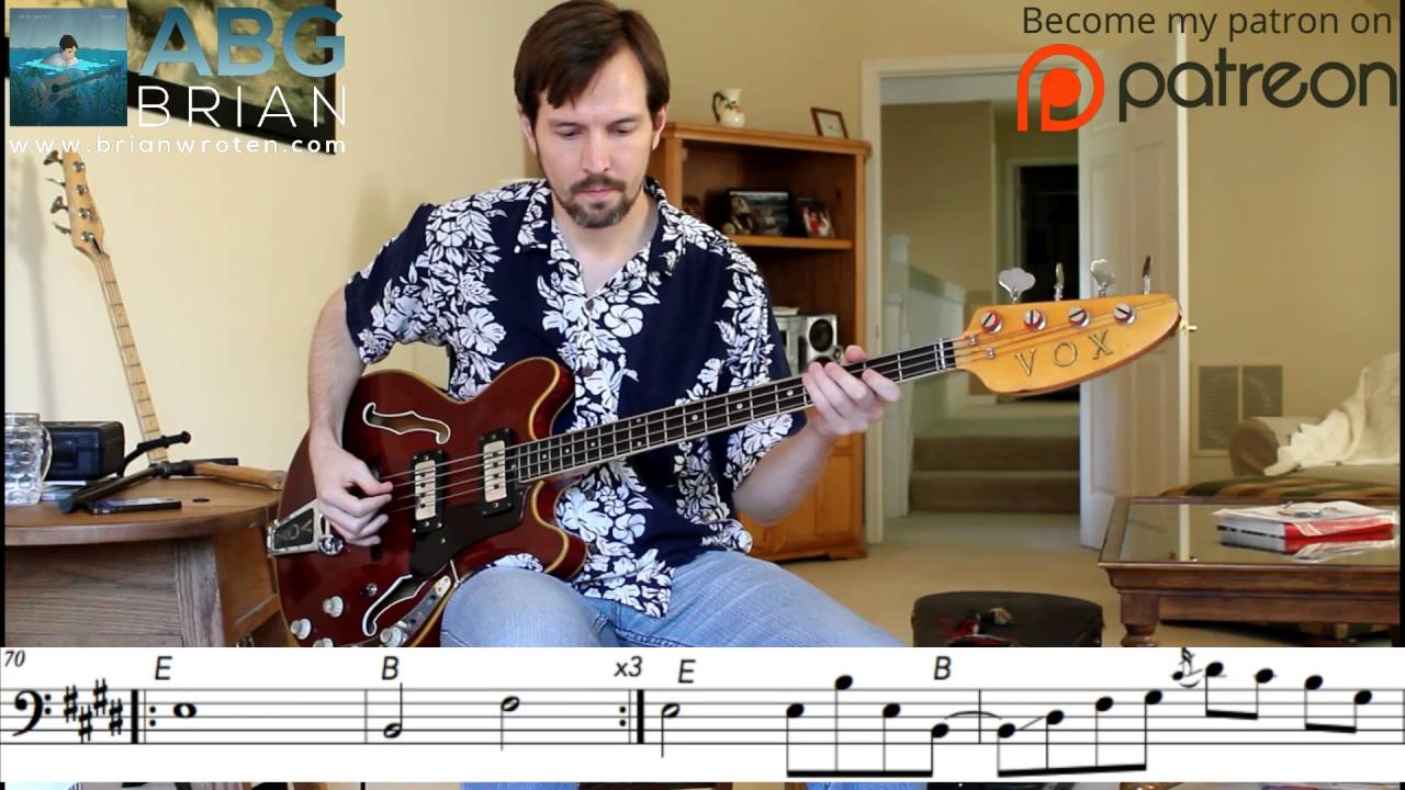 The Rolling Stones - Tumbling Dice - Bass Transcription