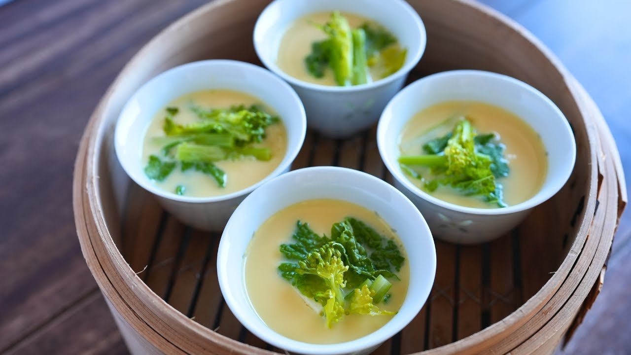 Chawanmushi | Steamed Egg Custard w/Tofu 【簡単ぷるぷる】だしが香る豆腐茶碗蒸し