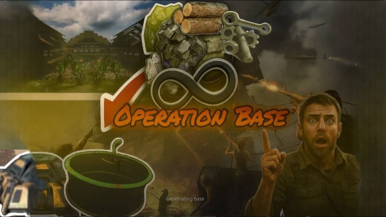 الجزء السابع من سلسلة  شرح🗺️ Operation Baseمن  الصفر 🤯🔥#last_island_of_survival #rust #راست_موبايل 