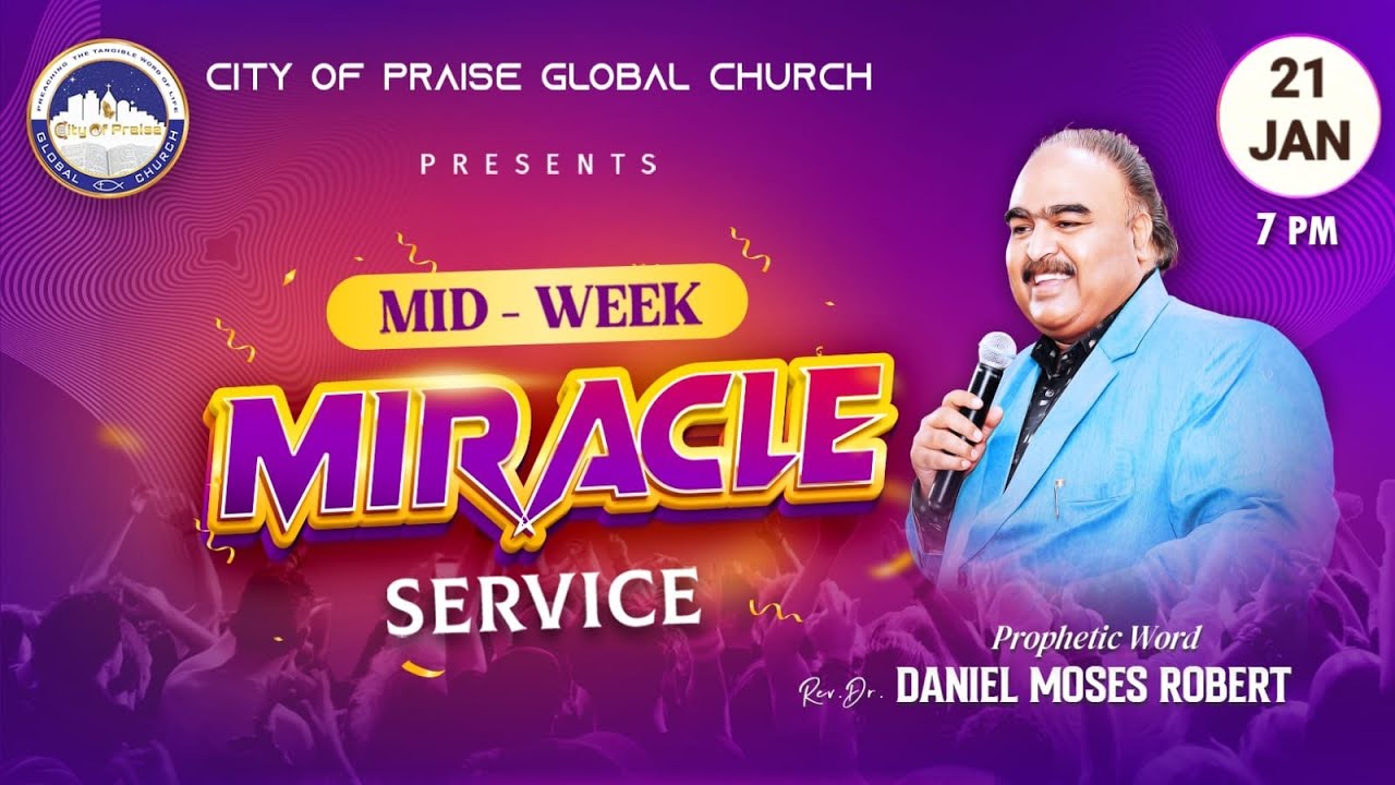 🔴🅻🅸🆅🅴 -MID WEEK - MIRACLE SERVICE | 21 JANUARY 2026 |