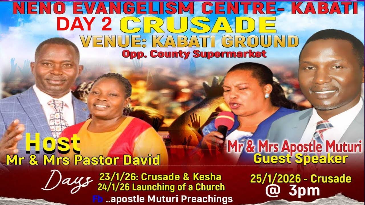 KABATI CRUSADE DAY 2 // LIVE BROADCAST // APOSTLE CHARLES MUTURI // 24.01.2026