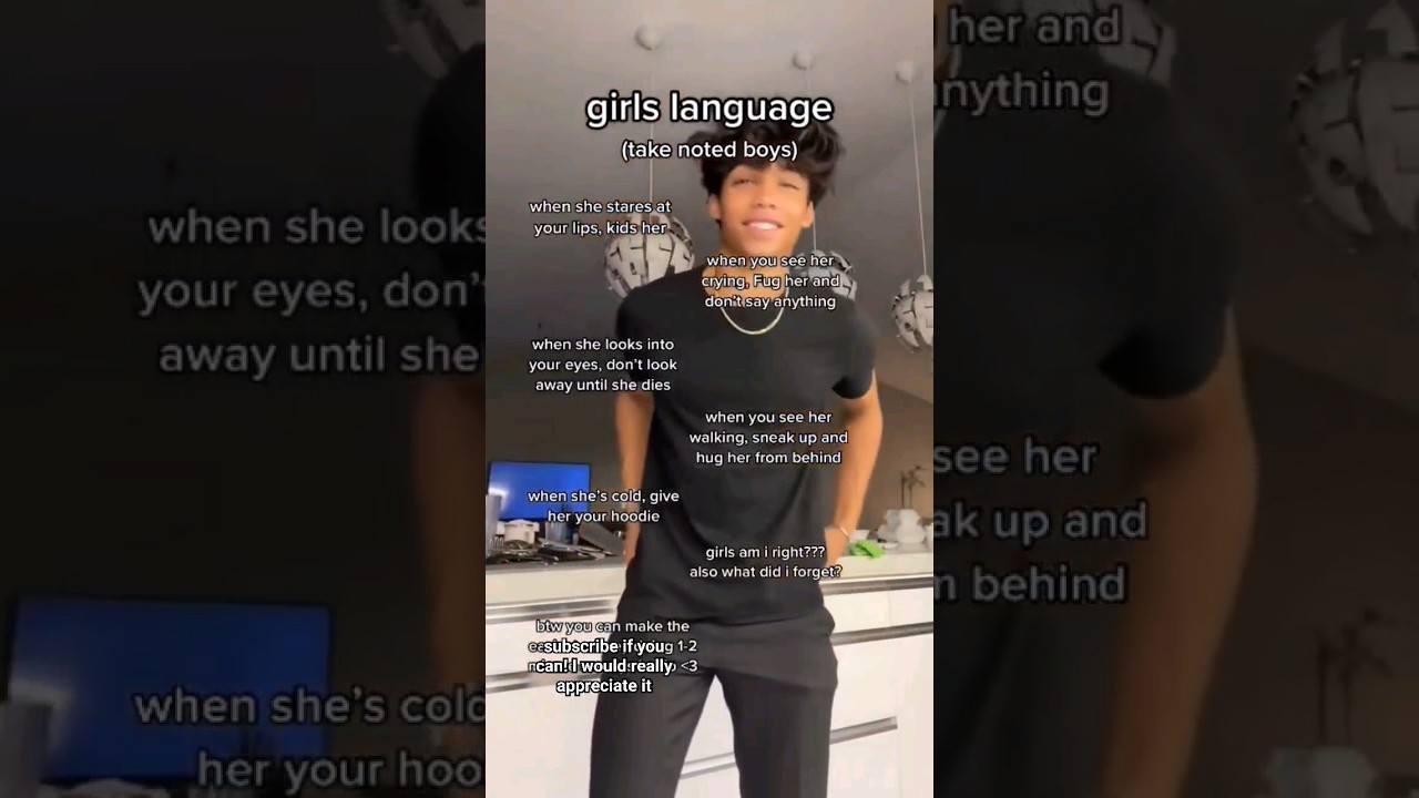 girls language 👧 (takes notes boys) || 
