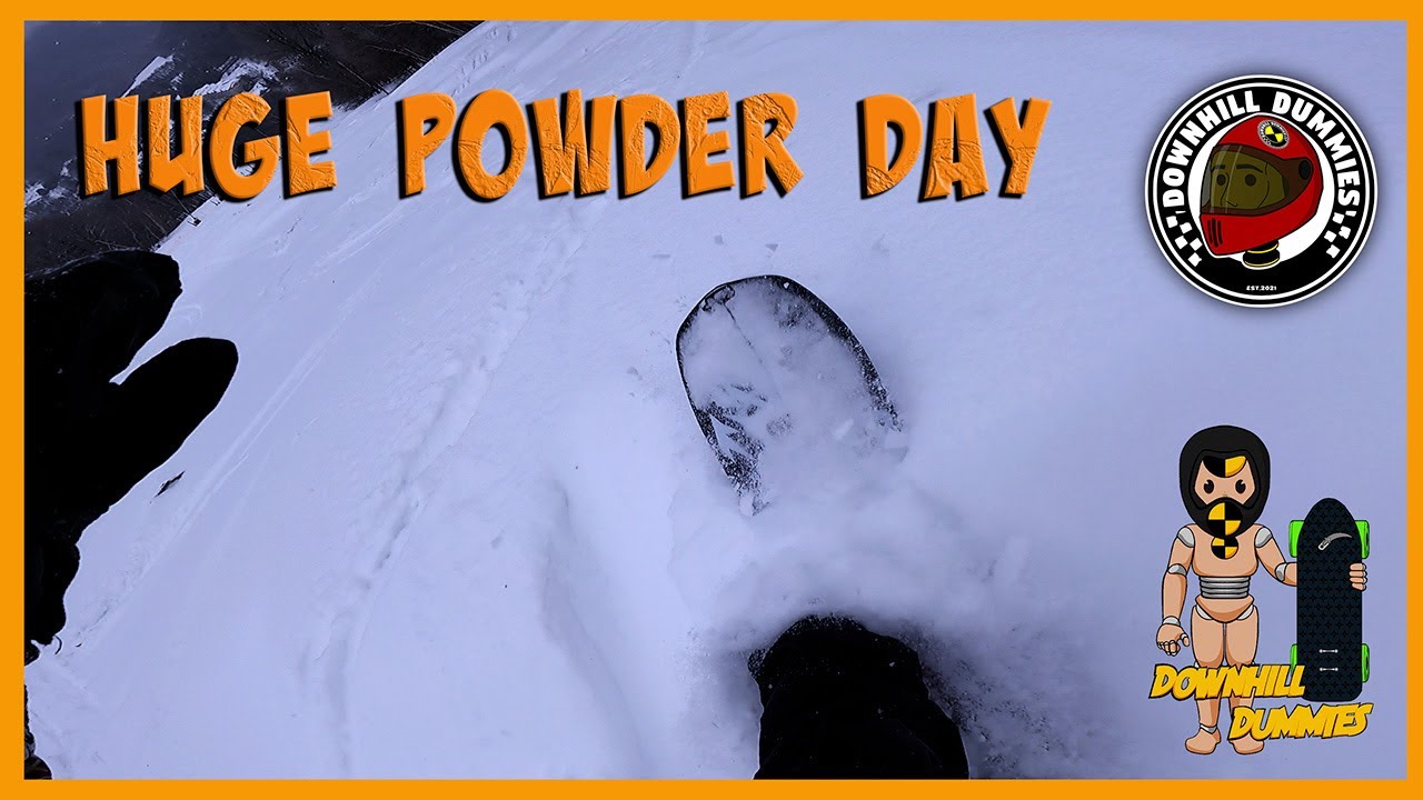 HUGE POWDER DAY here in New England