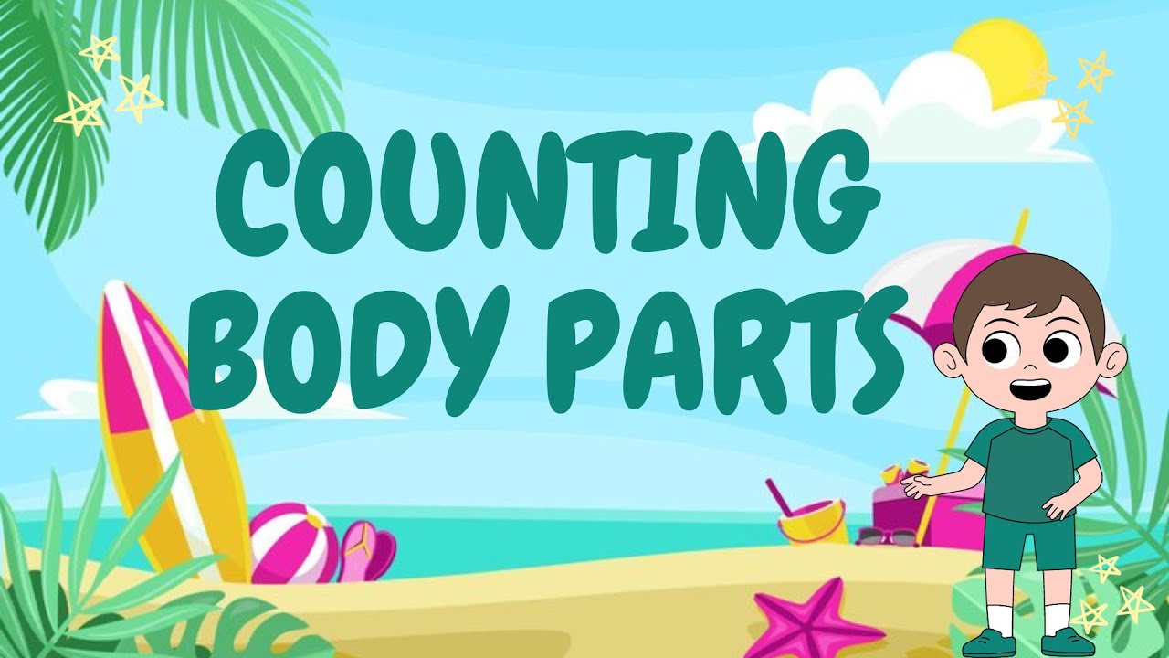 Counting Body Parts | How many body parts | Learn to count Body Parts | Educational videos for kids