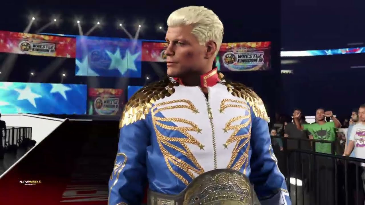 Seth Rollins Vs Cody Rhodes for The IWGP world heavyweight championship WrestleKingdom Main event