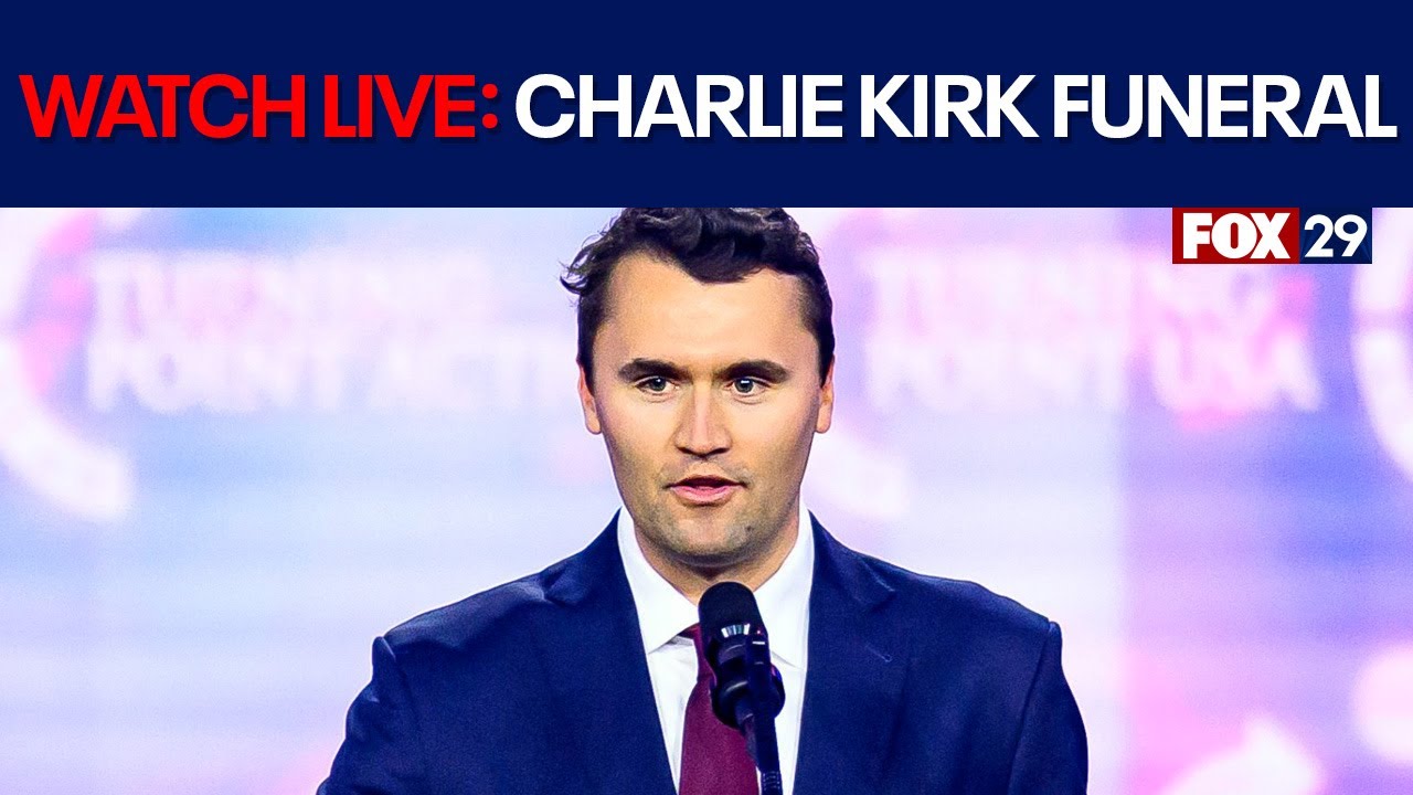 LIVE 🔴 CHARLIE KIRK FUNERAL SERVICE | FOX 29 News Philadelphia