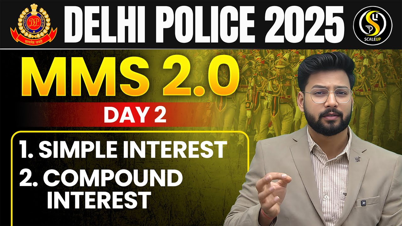 Simple & Compound Interest in 1 Shot! ⚡ Delhi Police 2025 | Shivam Sir