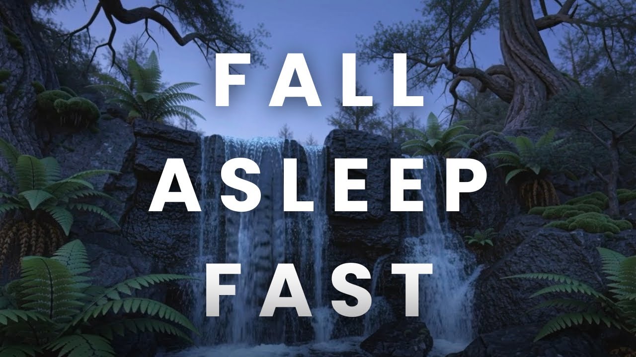 Fall Asleep in 5 Minutes | Relaxing Waterfall | 30 Minutes 