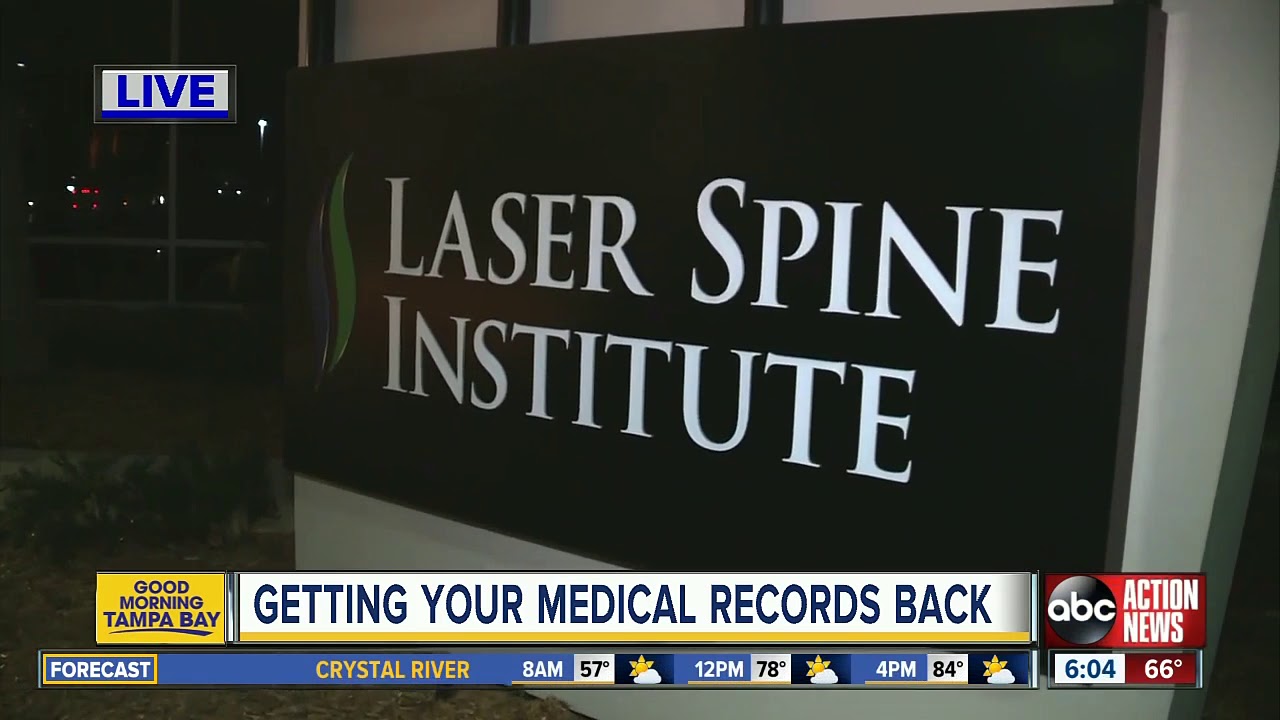 Florida woman fighting to get medical records after Laser Spine Institute
