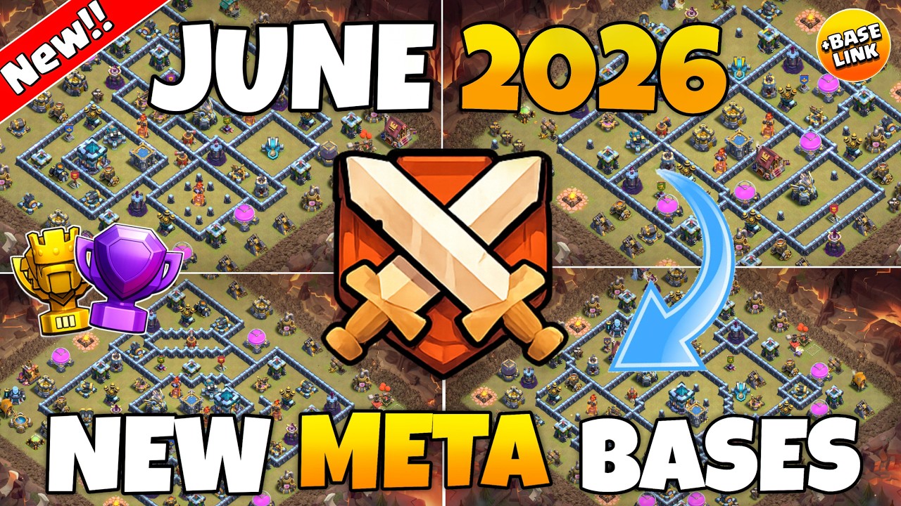 TOP 10! NEW ANTI 3 STAR Town Hall 13 (Th13) War Base + Link 2026 | Th13 CWL Base | Clash of Clans