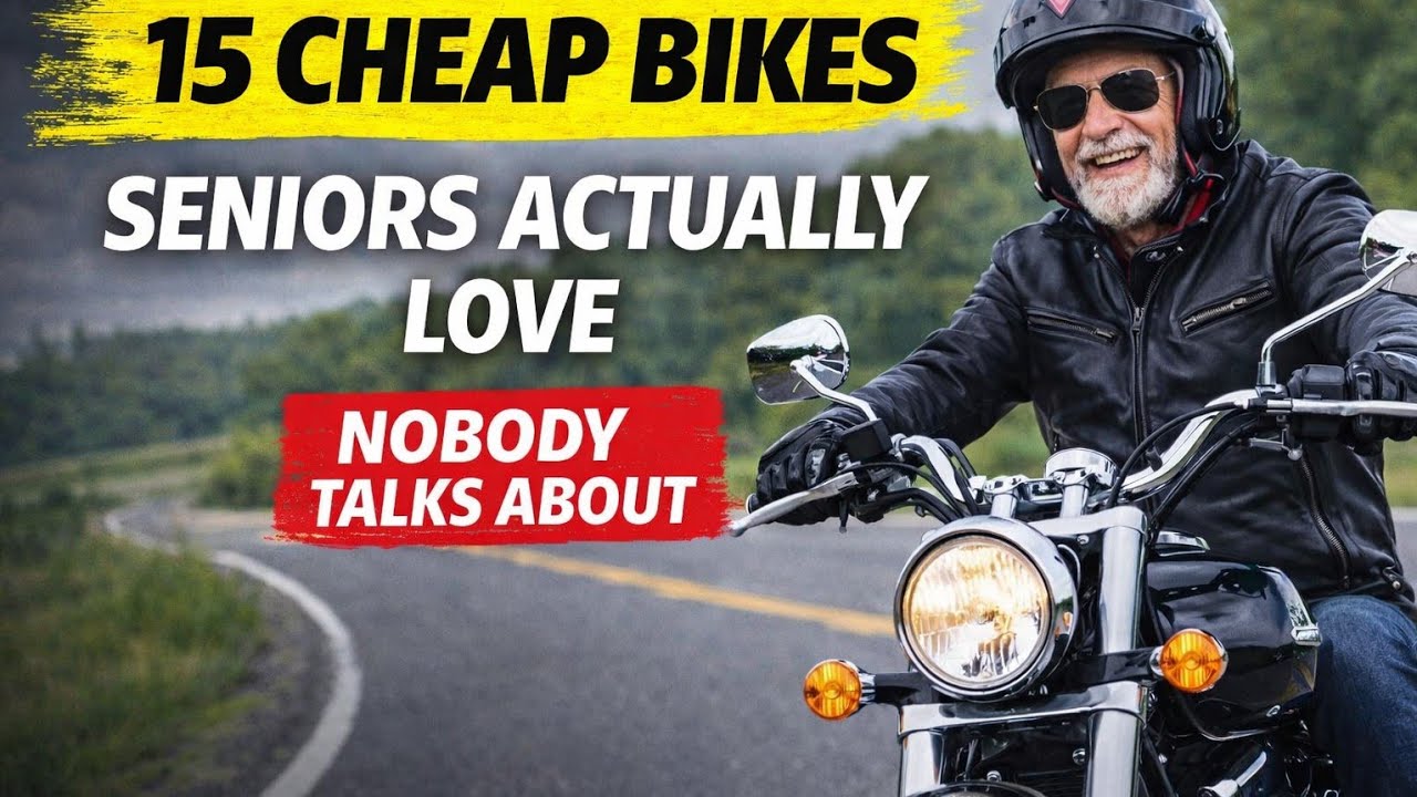15 Cheap Motorcycles Seniors Actually Love (Underrated & Reliable!)