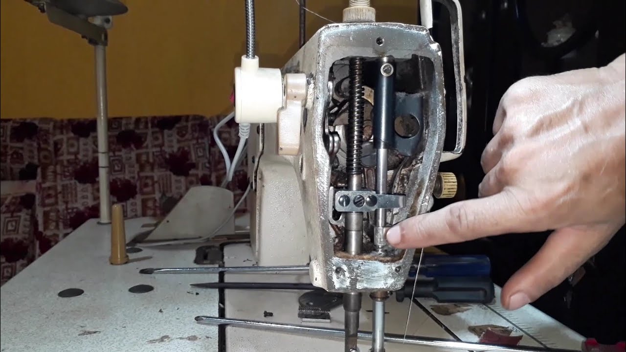how to repair a JUKI normal sowing machine ? ( part 2 sinhala )