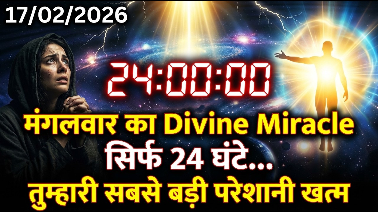 ✅️ मंगलवार 17/02 का चमत्कार || 24 घंटे में तुम्हारी एक बड़ी समस्या हल हो जाएगी ⚡✨ | Universe Signals