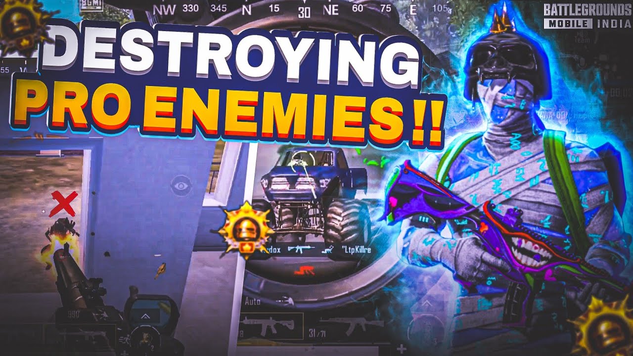 Destroying Pro Conqueror Enemies For Fun 🦁 | Fastest 1vs4 clutches In Conqueror Lobby | BGMI