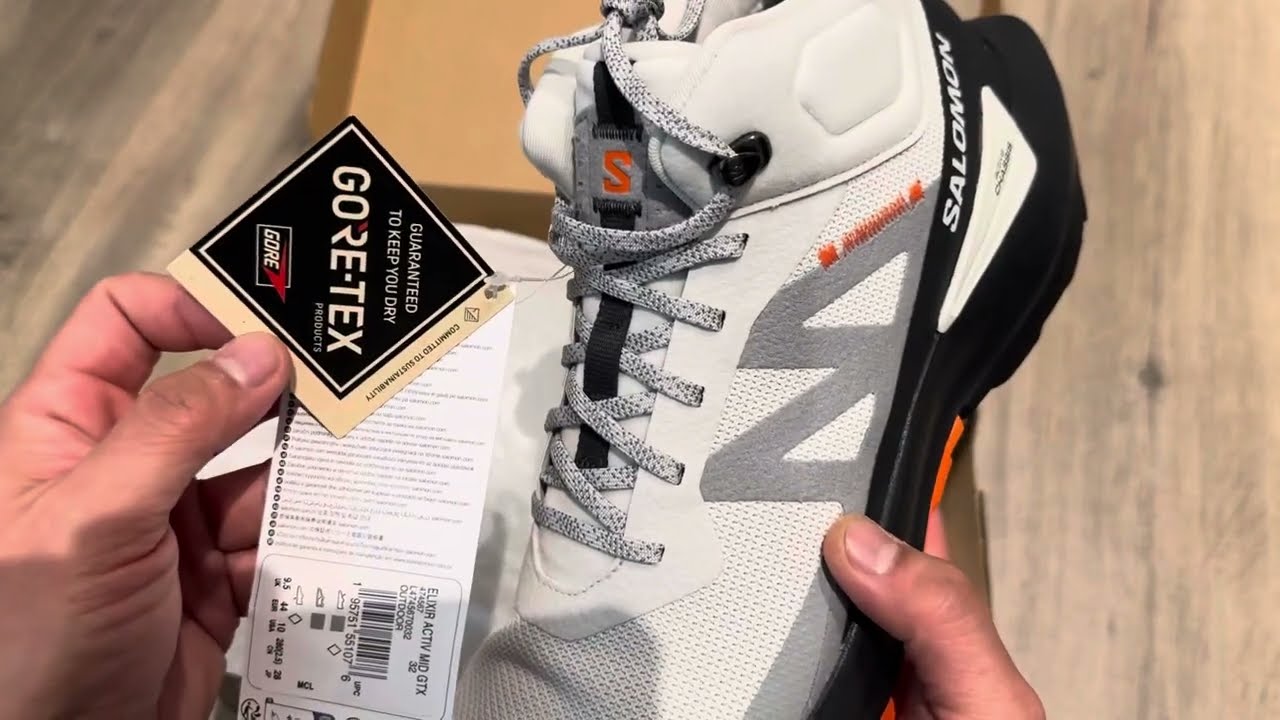 [ep8] Salomon Elixir Mid Gore-Tex Hiking Boots unboxing and first impression
