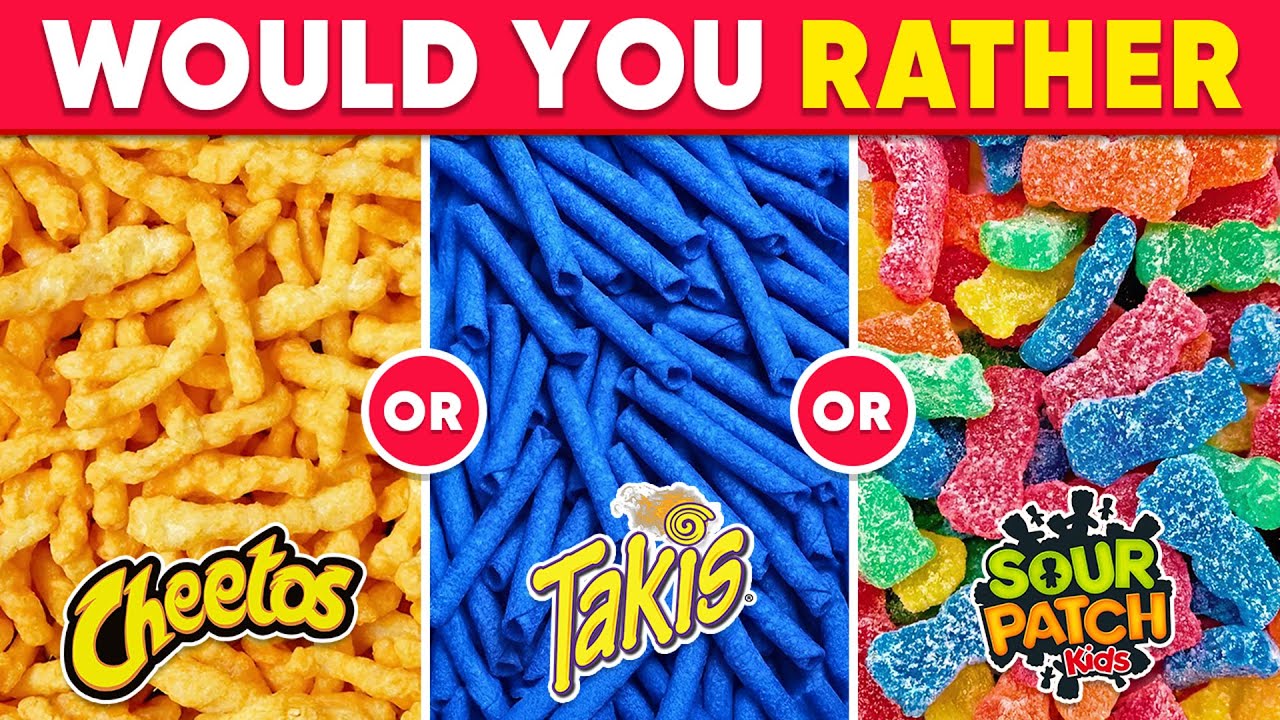 Would You Rather...? ULTIMATE Snacks & Junk Food Edition 🍔🍟🍫 Quiz Kingdom