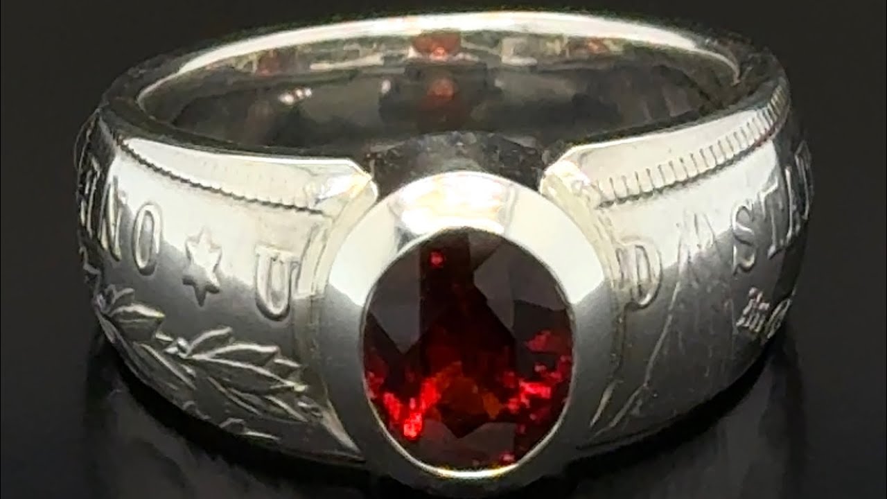 Turning a Coin into a Garnet Ring