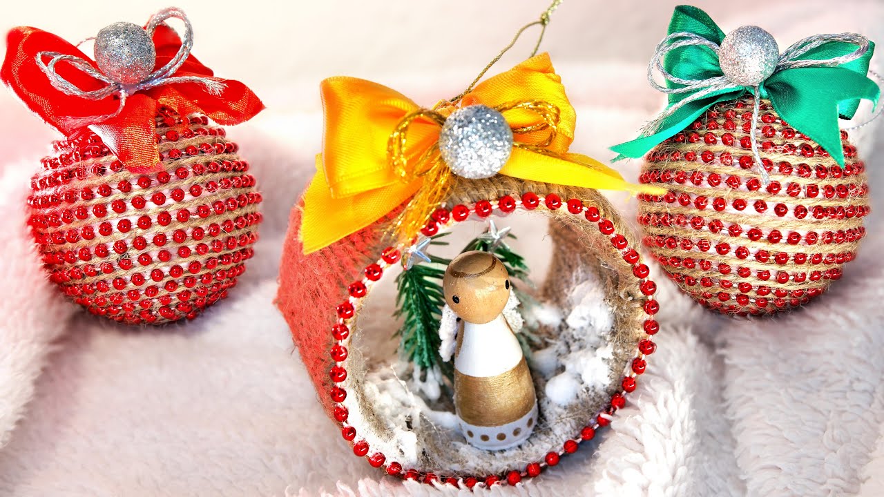 2 DIY Craft Christmas Decorations Ideas at Home 2023-2024 🎄 DIY Christmas Tree Decorations Ideas