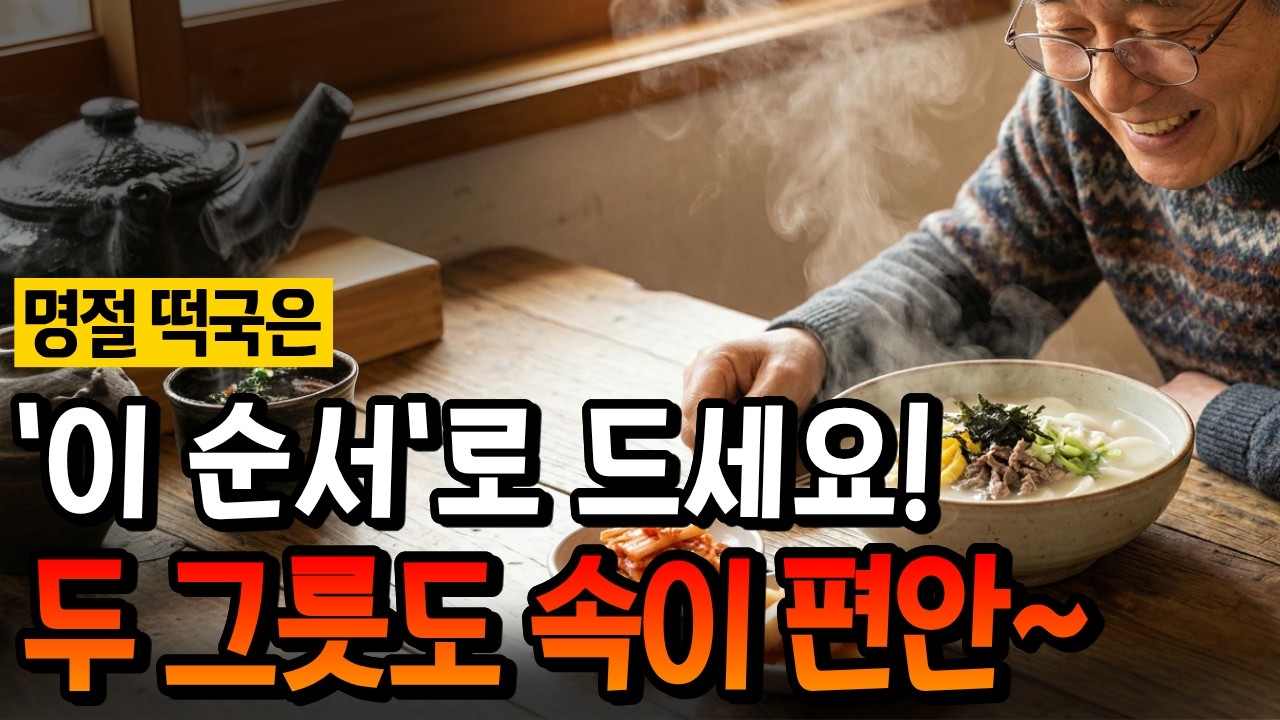당뇨 환자 떡국 먹는 법: 혈당 스파이크 막는 설날 음식 섭취 순서