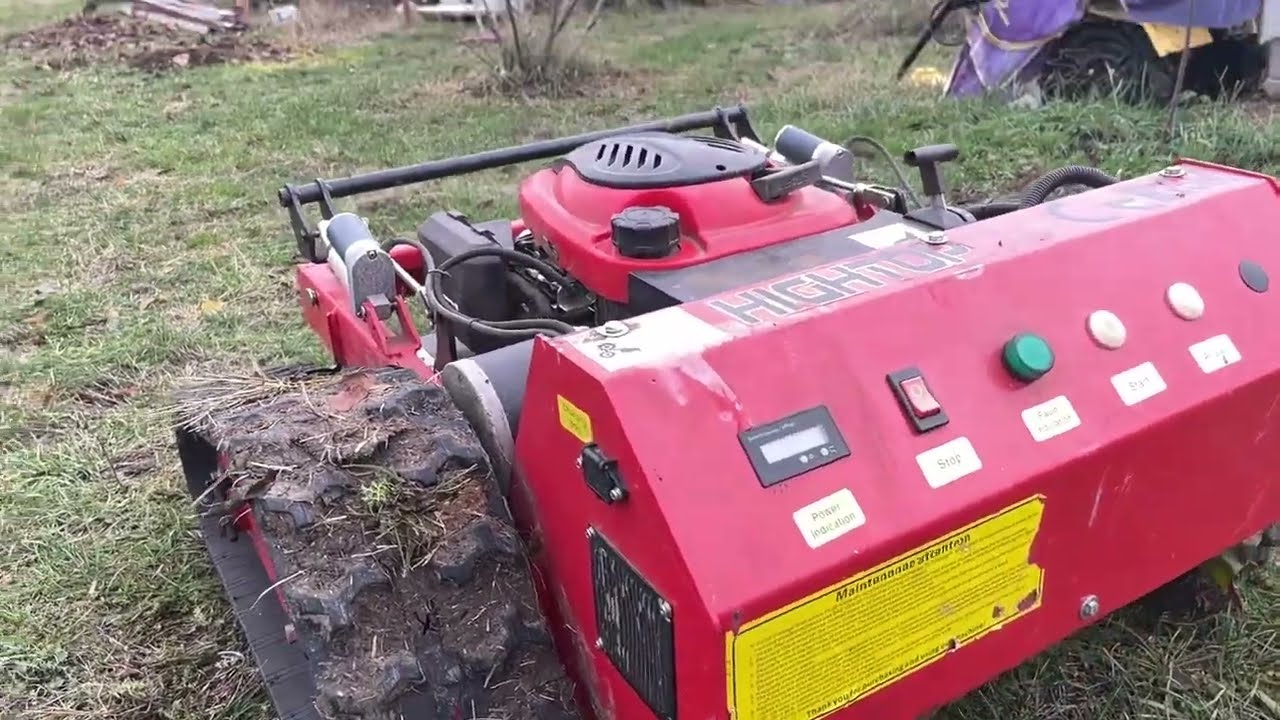 Косилка на гусеницах - итоги сезона 2024, все косяки и недочеты. Lawn Mowers HT500